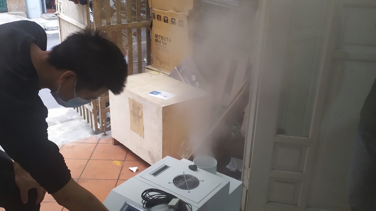 máy phun sương có thể khử mùi