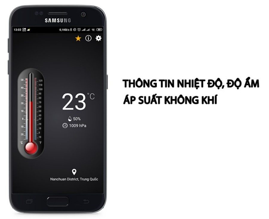 App đo độ ẩm không khí trên điện thoại